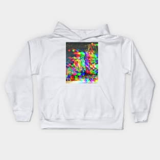 Psychedelic Trippy Xmas Santa Kids Hoodie